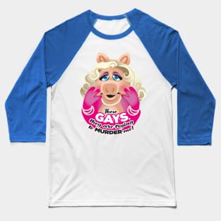 These GAYS, they are trying to MURDER me! Baseball T-Shirt